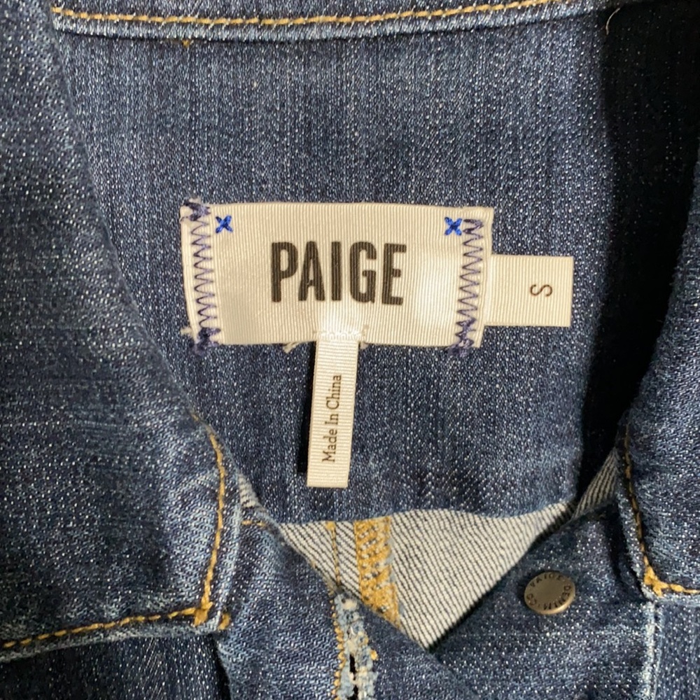 PAIGE denim jacket Size Small - Picture 2 of 6